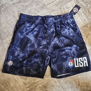 New USA soccer shorts Navy Men's XL